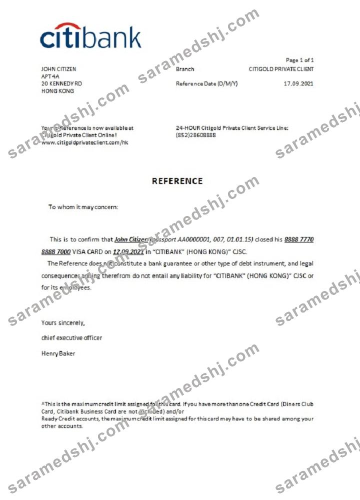 Hong Kong_Citibank_closure reference